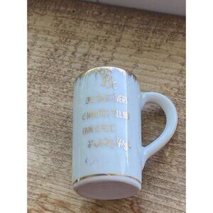 Vintage Shot Glasses Novelty Humor RX No Pain Mid Century 24Kt Gold Paint